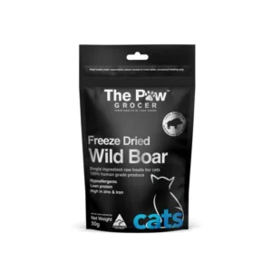THE PAW GROCER CAT Black Label Freeze Dried Boar 50g