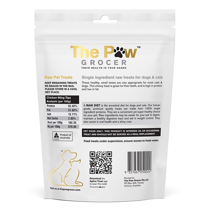 THE PAW GROCER Freeze Dried Chicken Wing Tips 90g - Image 2