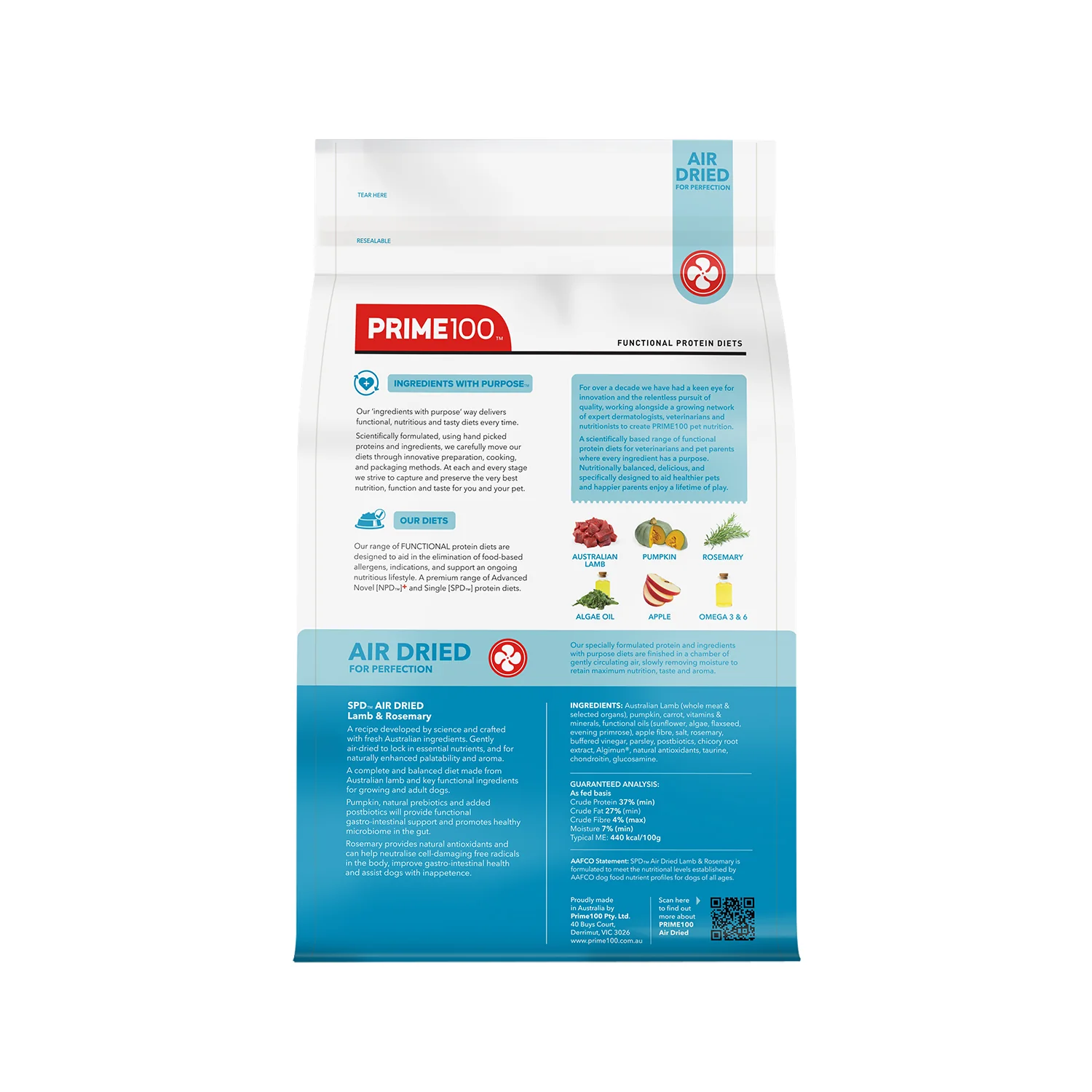 PRIME 100 SPD Air Dried Lamb & Rosemary - Image 2