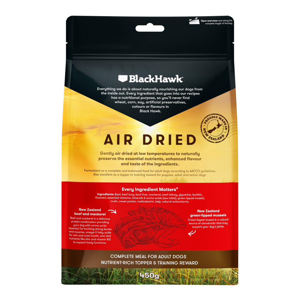 BLACK HAWK Dog Air Dried Beef & Mackerel - Image 2