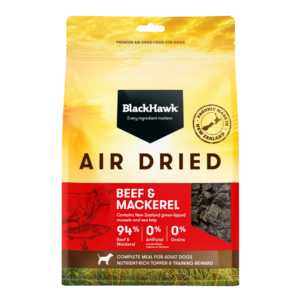 BLACK HAWK Dog Air Dried Beef & Mackerel