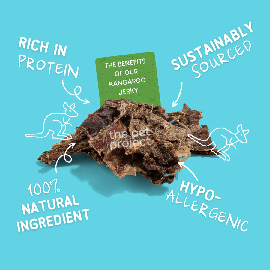 THE PET PROJECT Kangaroo Jerky 100g - Image 2