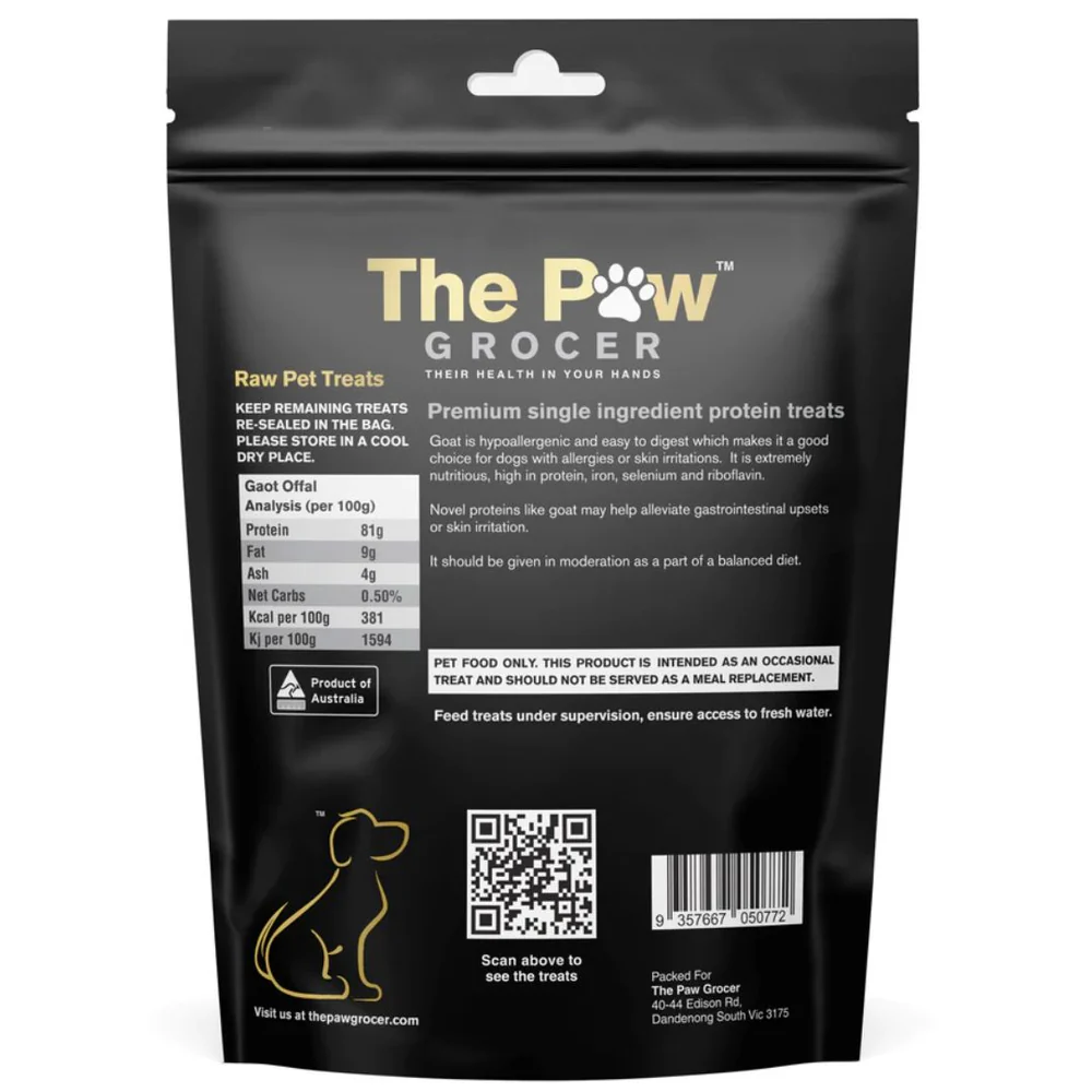 THE PAW GROCER Black Label Goat Offal 72g - Image 2