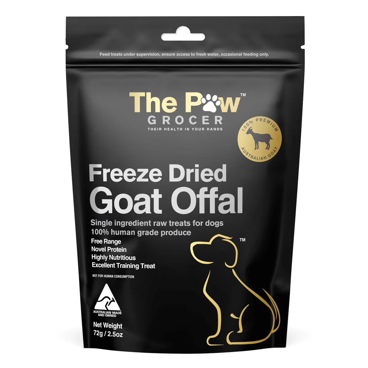 THE PAW GROCER Black Label Goat Offal 72g