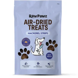 RAW PAWZ Air Dried Mackerel Strips 100g