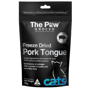 THE PAW GROCER CAT Black Label Freeze Dried Pork Tongue 50g