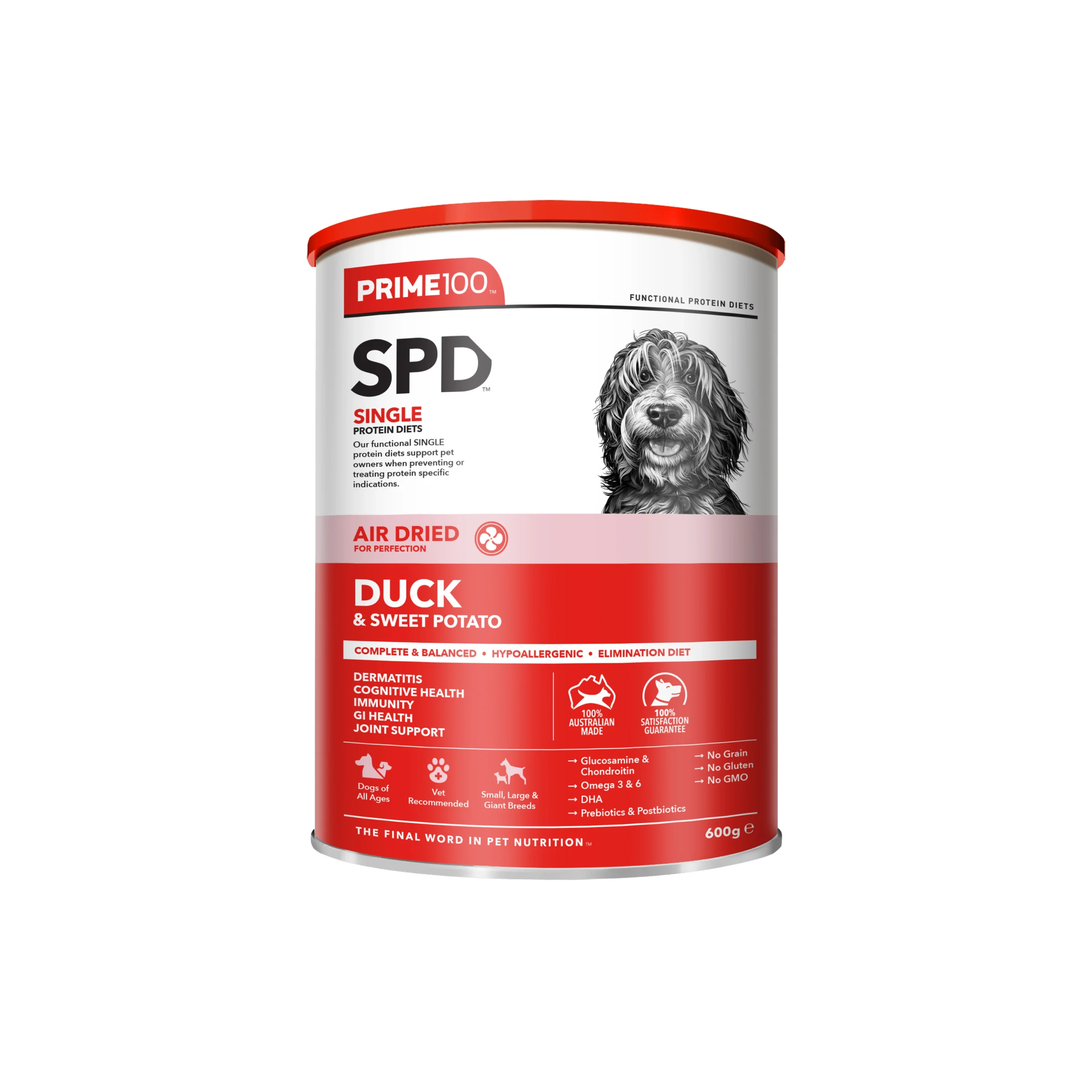 PRIME 100 SPD Air Dried Duck & Sweet Potato