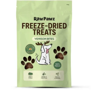 RAW PAWZ Freeze Dried Venison Bites 100g