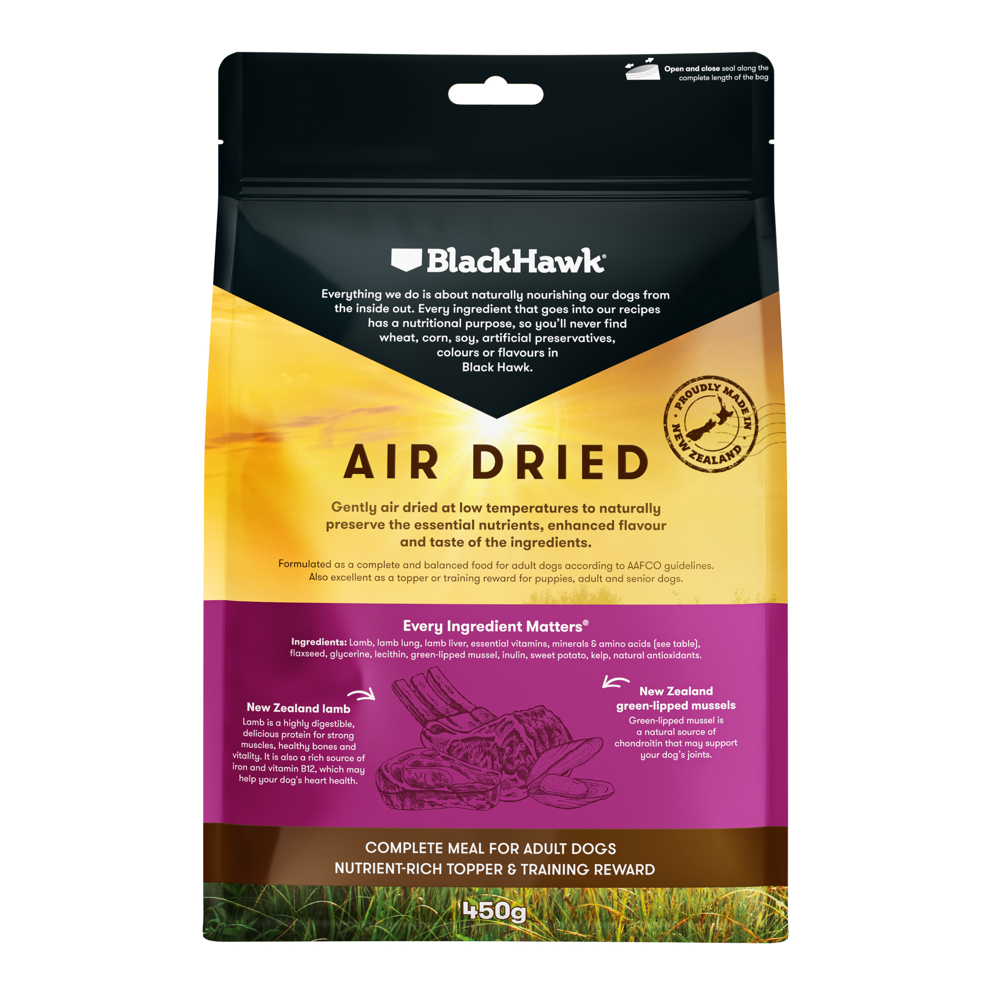 BLACK HAWK Dog Air Dried Lamb - Image 2
