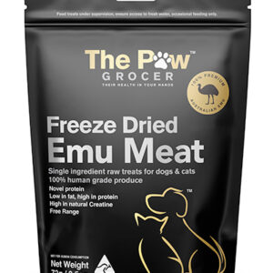 THE PAW GROCER Black Label Emu Meat 72g