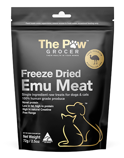 THE PAW GROCER Black Label Emu Meat 72g