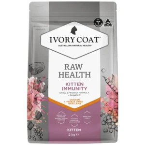 IVORY COAT Kitten Raw Health Immunity Chicken + Freeze Dried Lamb