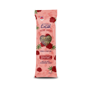 BURGESS Excel Forage & Feast Hay Bar with Rose 60g