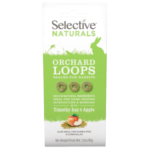 SELECTIVE NATURALS Orchard Loops Treat Snacks 80g