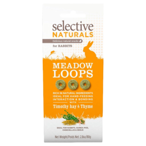 SELECTIVE NATURALS Meadow Loops Timothy Hay & Thyme 80g