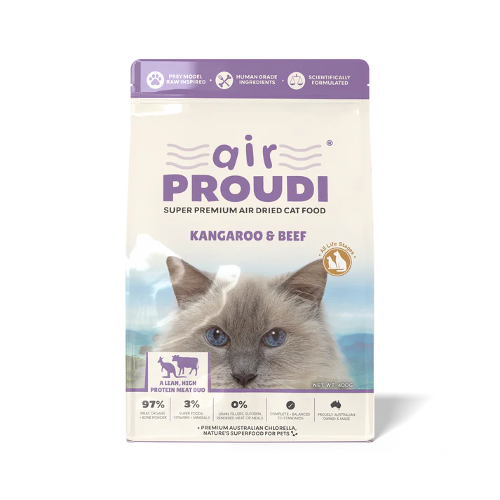 PROUDI Air Dried Cat Food Kangaroo & Beef