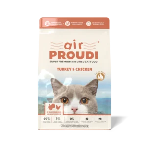 PROUDI Air Dried Cat Food Turkey & Chicken